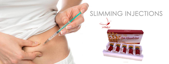 Inyecciones de disolución gordas de la solución de Hyamely para la pérdida de peso del cuerpo que contornea