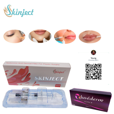 Llenadores cutáneos ácidos hialurónicos profundos de los labios 2ml de Skinject inyectables
