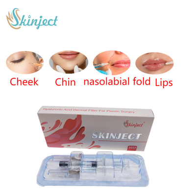Llenadores cutáneos ácidos hialurónicos profundos de los labios 2ml de Skinject inyectables