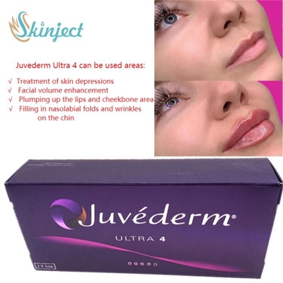 Inyectable cutáneo ácido hialurónico de los llenadores del labio del cuidado 2x1ml Juvederm de la cara