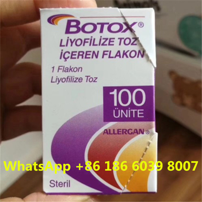 Toxina Botulinum de  de la inyección de Allergan mecanografiar un retiro de 100 arrugas de las unidades