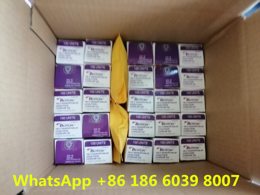 Toxina Botulinum de  de la inyección de Allergan mecanografiar un retiro de 100 arrugas de las unidades