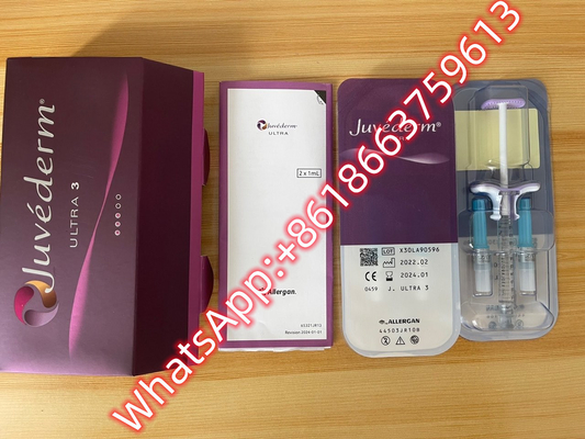 Juvederm ultra 4 inyecciones ácidas hialurónicas del llenador cutáneo para los labios