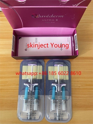 Juvederm ultra 3 2x1ml líneas faciales ácidas hialurónicas llenadores cutáneos para las arrugas