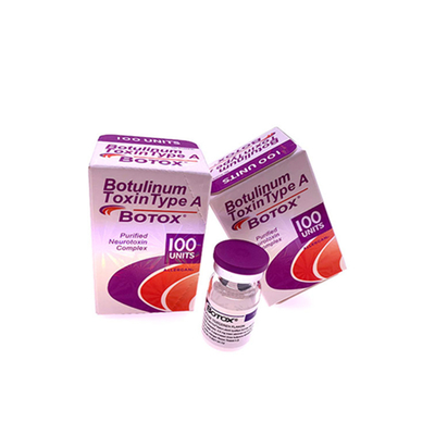 Edición inglesa de la toxina Botulinum de 100 IU Allergan