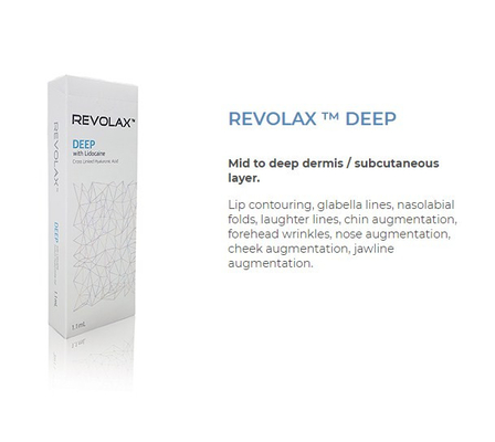 1,1 ml Revolax con Ce cutáneo inyectable PROFUNDO del llenador de la MULTA SUB-Q de Lido marcaron