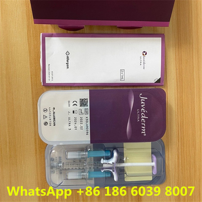 Juvderm 4 inyecciones de los dobleces nasolabiales de las mejillas del labio de Voluma 1ml del hidrato de Hyaluron del llenador
