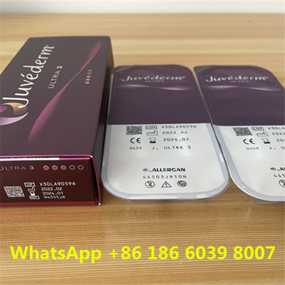 Gel médico Juvederm ultra 3 y 4 de Hyaluronate del sodio para las arrugas