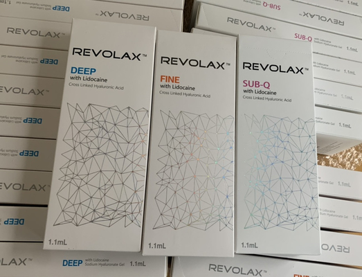la cruz 1.1ml ligó el ácido hialurónico del llenador del CE de la inyección cutánea de Revolax para la línea de la cara