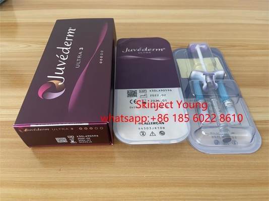 llenadores cutáneos ácidos hialurónicos inyectables de los llenadores del labio de 2x1ml Juvederm