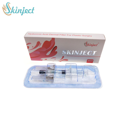 Llenador cutáneo ácido hialurónico de la inyección de Skinject 2ml de los productos de belleza con Lido para la cara