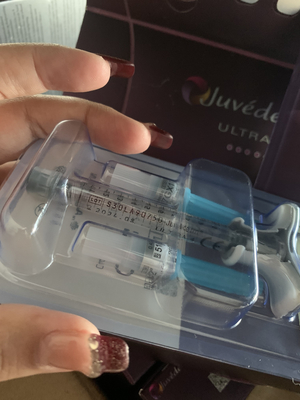 La cruz de Allergan Juvederm Ultra4 ligó el llenador cutáneo de la ha para los pómulos