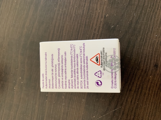 Inyección Botulinum cosmética de la toxina de Allergan  para Botulax facial