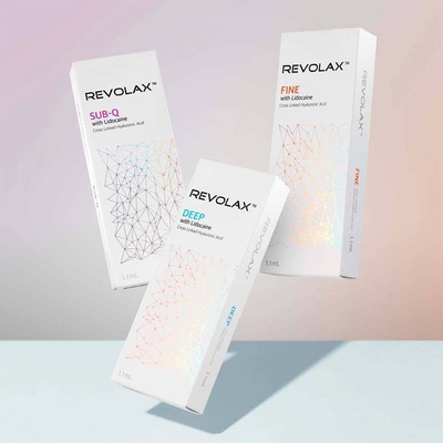 Multa cutánea ácida hialurónica Subq profundo del llenador de Revolax 1.1ml para alisar y llenar
