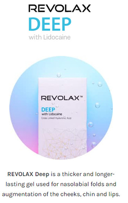 Revolax profundo con los llenadores ácidos hialurónicos del labio de Lido para el rejuvenecimiento de la piel