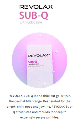 Revolax profundo con los llenadores ácidos hialurónicos del labio de Lido para el rejuvenecimiento de la piel