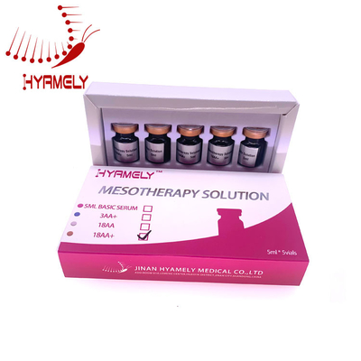 Solución antienvejecedora meso del rejuvenecimiento 18AA+ Mesotherapy de la piel para todos los tipos de la piel