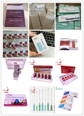 Juvederm Ácido hialurónico Relleno cutáneo facial inyectable 2*1 ml Embalaje
