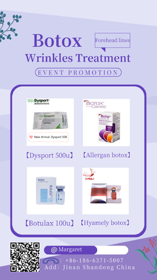 Allergan 100 UI Toxina Botulínica Botulax para las arrugas Dysport 500 UI