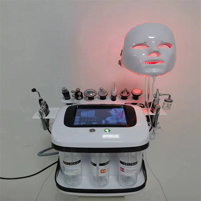 11 en 1 Máquina hidráulica multifuncional para dermoabrasión facial Perla Negra Limpieza facial Dispositivo para el cuidado de la piel
