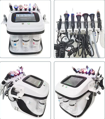 11 en 1 Máquina hidráulica multifuncional para dermoabrasión facial Perla Negra Limpieza facial Dispositivo para el cuidado de la piel