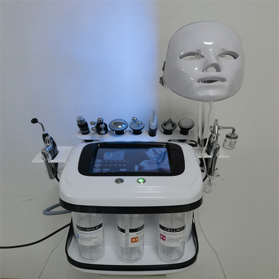 Nueva llegada Perla Negra 10 en 1 Máquina de exfoliación Hydra Máquina de microdermoabrasión Facial Spa Micro-Touch Hydra Cuidado de la piel