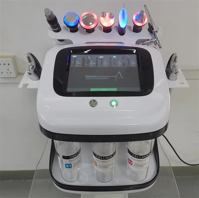 Máquina recargable de cuidado de la piel 8 en 1 para limpieza profunda y reducción de poros