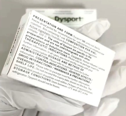 Toxina Botulinum Dysport 500 unidades Polvo para solución