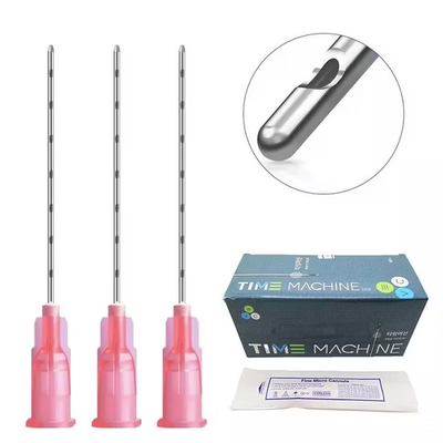 23G Ácido hialurónico desechable de belleza Aguja contundente Aguja de inyección