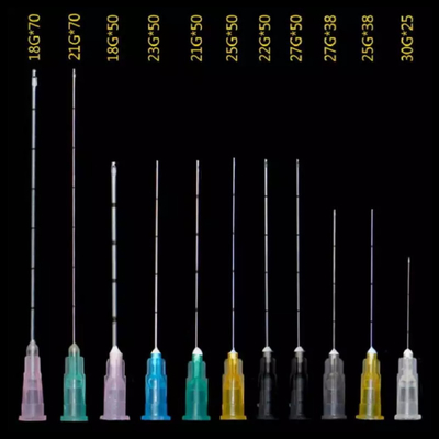 Coréano de belleza aguja de punta contundente desechable estéril flexible cáñula contundente