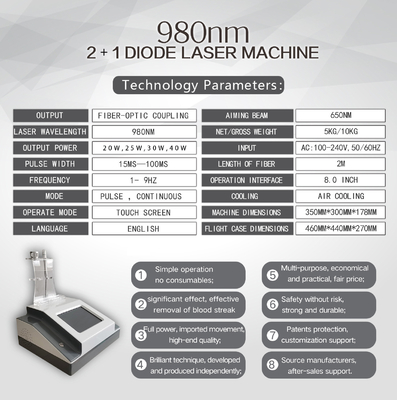 Máquina de belleza facial con una interfaz de operación de 8,0 pulgadas y una potencia de salida de 1-30W