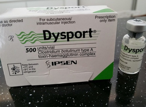 Dysport Cosmético 500 Unidades Toxina Botulínica 500 UI Polvo para inyección