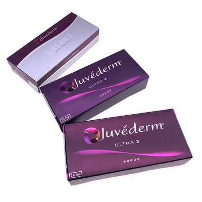 Juvaderm Dermal Filler Cross Linked Gel de ácido hialurónico para nariz labios y mandíbula