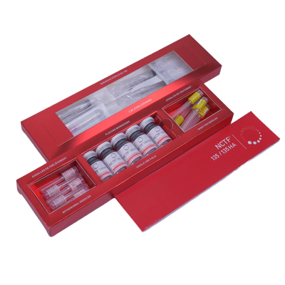 Piel juvenil Nctf 135ha Relleno de inyección de cara antienvejecimiento Refuerzo de la piel 5*3ml Volumen 8-12 meses Duración