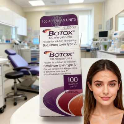 Toxina Inyectable Allergan 100u para Rostro onabotulinumtoxinA Tipo A Mejora Arrugas Faciales