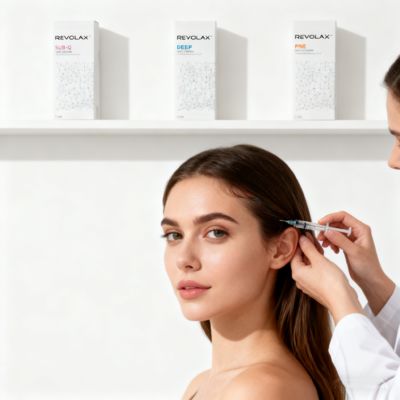 Relleno labial profundo Revolax 1.1ml Gel reticulado Inyección de ácido hialurónico Labios Relleno dérmico