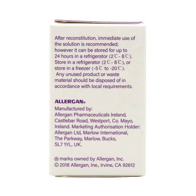 100 UI de Inyecciones de Btx para Salón de Belleza y Clínica