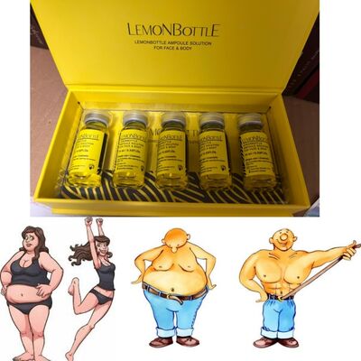 Botella de limón Lipolab líquido para la eliminación de grasa Solución lipolítica disolvente de grasa