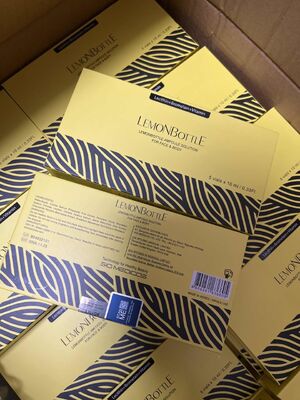 Limón Botella inyecciones disolventes de grasa Solución lipolítica