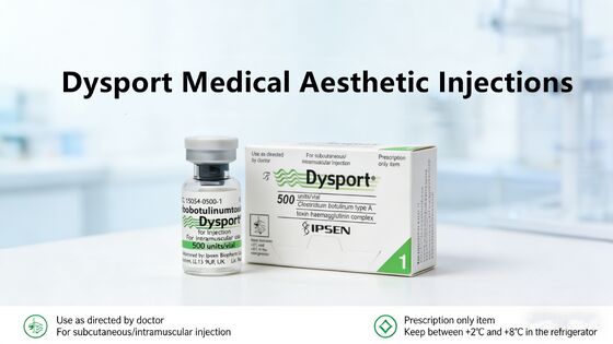 Dysport 500U Potencia Alta Toxina Botulínica Tipo A Inyectable Relajación Muscular Duradera para Suavizar