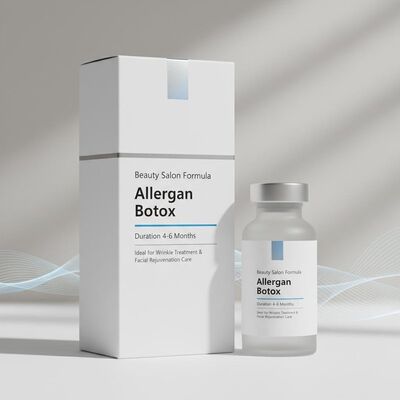 Salón de belleza seguro fórmula de Botox Allergan duración de 4 a 6 meses ideal para tratamiento de arrugas y cuidado de rejuvenecimiento facial