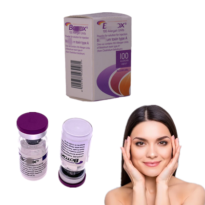 Abbvie Allergan Toxin 100 unidades Mejor Toxina Botulínica tipo A para las arrugas profundas