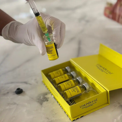 10 ml por vial Disolvente de grasa Botella de limón Solución lipolítica