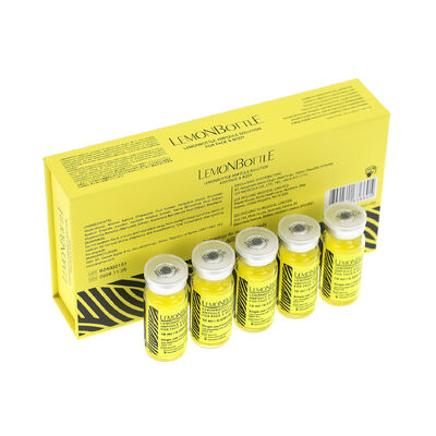 Solución lipolítica Botella de limón 10 ml para el abdomen plano que arde la barriga
