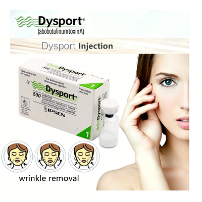 Dysport de grado médico inyección Tratamiento estético confiable para el contorno de la cara y la eliminación de arrugas Toxina botulínica 500 Unidad