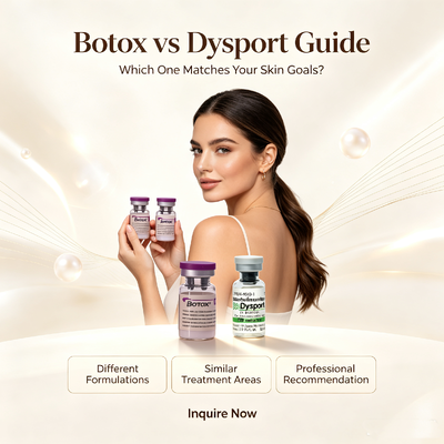 Botox 100 unidades inyección antiarrugas tratamiento facial estética alérgico toxina botulínica tipo A