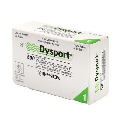 100U Allergan Dysport Polvo Liofilizado Toxina Botulínica Antiarrugas