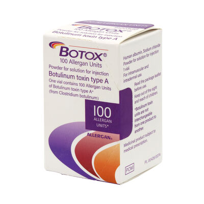 100U Allergan Dysport Polvo Liofilizado Toxina Botulínica Antiarrugas