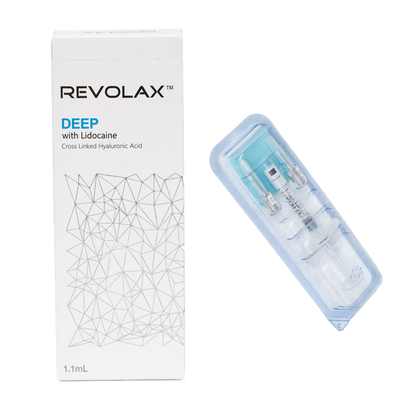 1.1ml Revolax Deep HA Relleno Dérmico para Arrugas Faciales Profundas Añade Volumen a los Labios