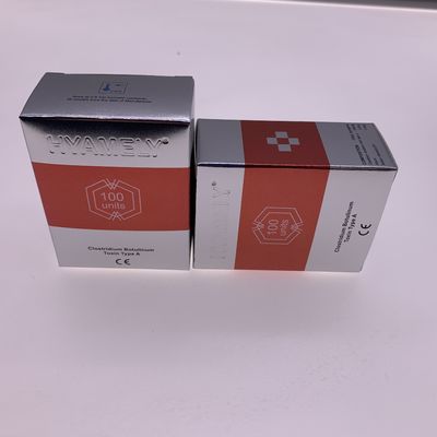 Skinject  hecho de botulismo arruga la eliminación del tipo 100 unidades